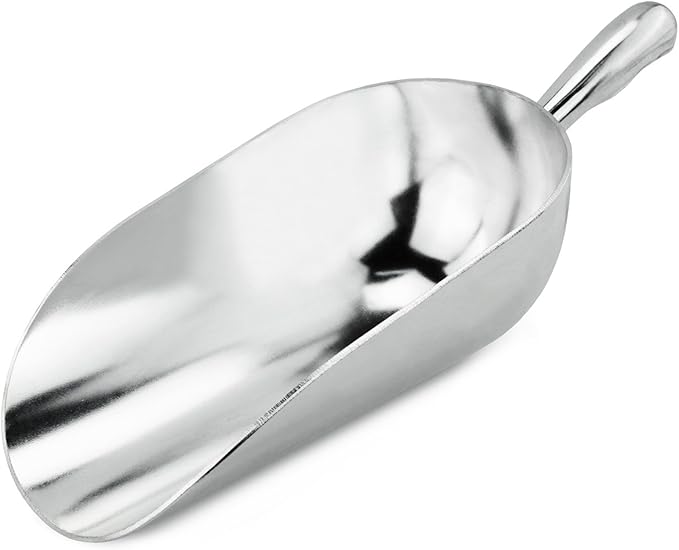 New Star 34585 Cast Aluminum Utility Scoop, 58-Ounce-VerdiqueGarden