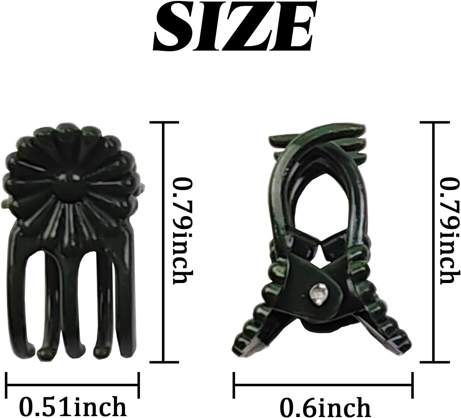 RONYOUNG 200PCS Plant Clips, Orchid Clips Plant Orchid Support Clips Flower and Vine Clips for Supporting Stems Vines Grow Upright Dark Green-VerdiqueGarden