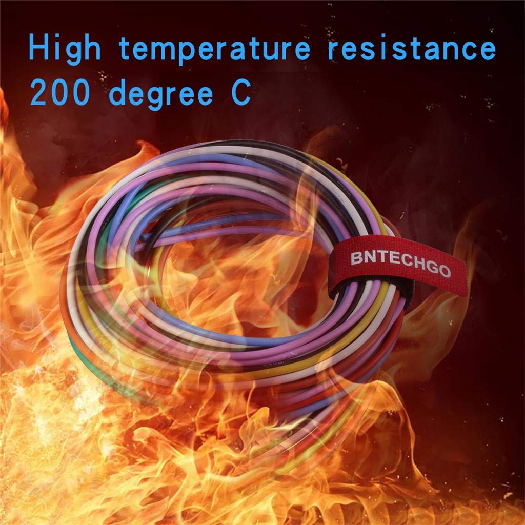 BNTECHGO 16 Gauge Silicone Wire Kit 10 Color Each 5 ft Flexible 16 AWG Stranded Tinned Copper Wire-VerdiqueGarden