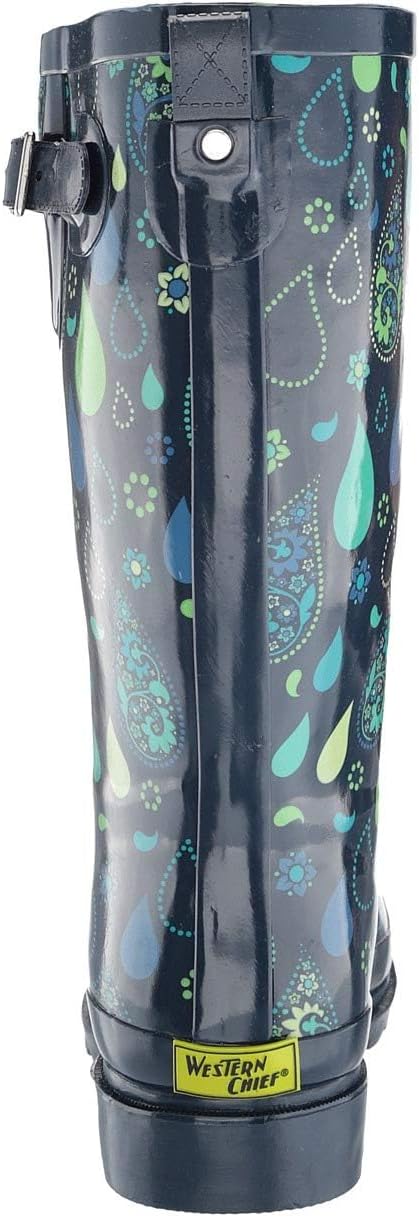 Western Chief Women's Tall Waterproof Rain Boot Outdoor Garden Shoes-VerdiqueGarden