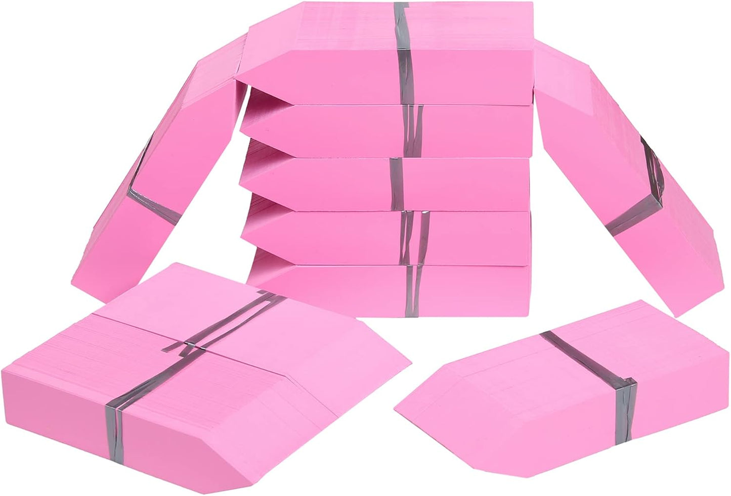 1000 Pcs Plant Tags, 4 Inch Plastic Garden Plant Pot Markers Waterproof Plant Labels, Pink-VerdiqueGarden