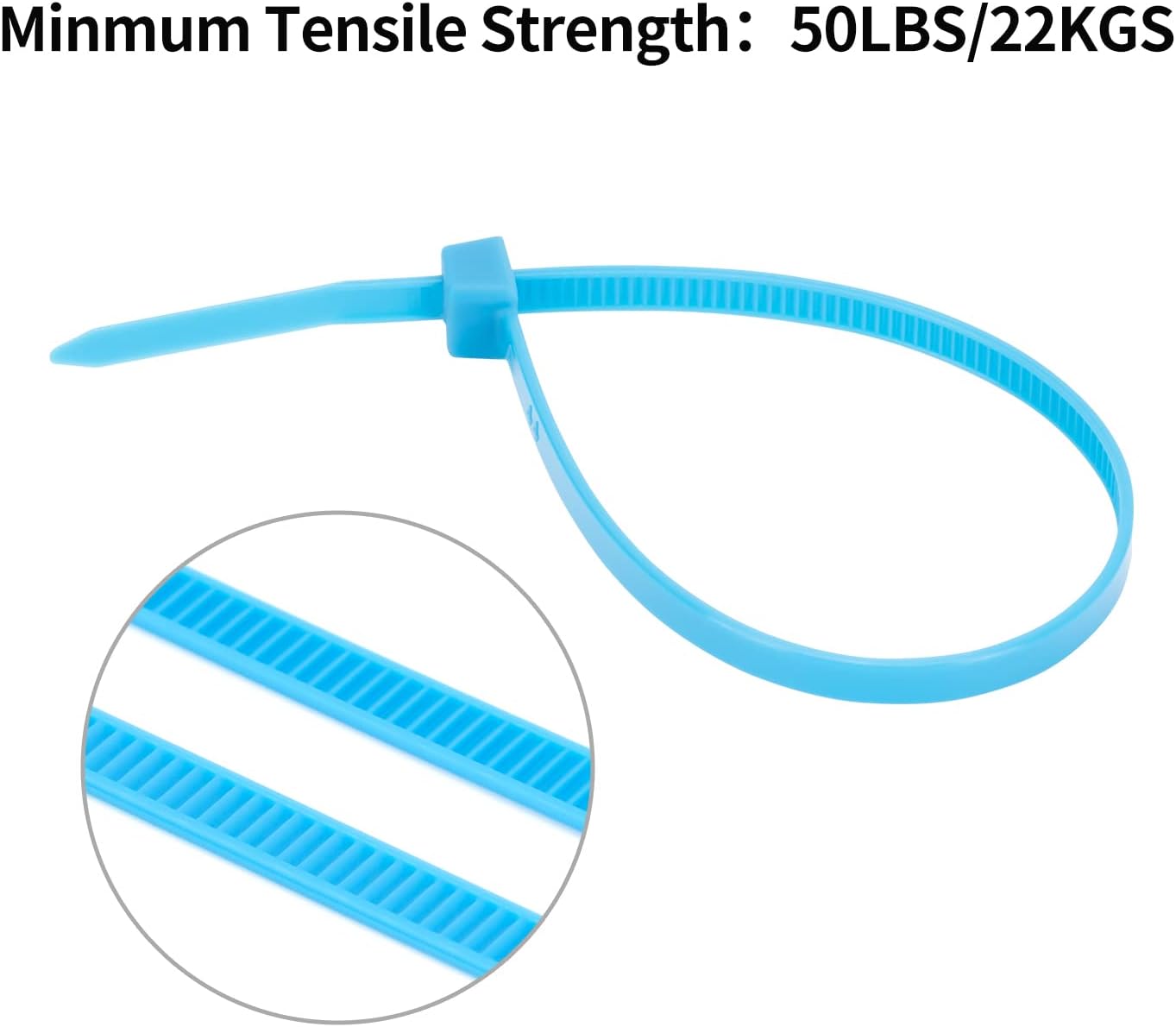 XINGO 100PCS Cable Zip Ties Heavy Duty, Premium Nylon Plastic Wire Ties with 50 Pounds Tensile Strength, Self-Locking Black Nylon Zip Ties for Indoor and Outdoor (14 inch, Dark Green)-VerdiqueGarden