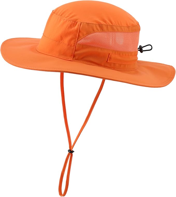 Connectyle Women's UPF 50+ Sun Hat UV Protection Wide Brim Bucket Hat Summer Beach Hats Fishing Hiking Outdoor Safari Hats-VerdiqueGarden