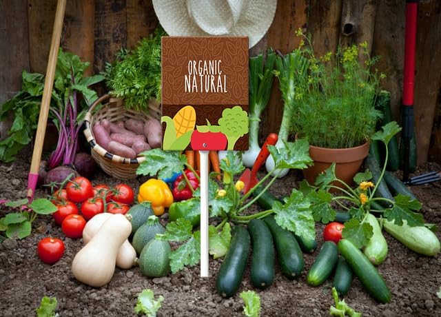 Eveokoki Aluminum Seed & Plant Labels - Plant Markes for Seedlings-Plant Tags for Pots - Garden Signs for Vegetable - Durable Markers for Plants Outdoor Waterproof - Garden Decor for Farmhouse-VerdiqueGarden