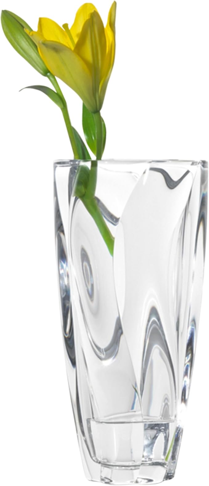 Mikasa Cassia Crystal Glass Vase, 12 Inch-VerdiqueGarden