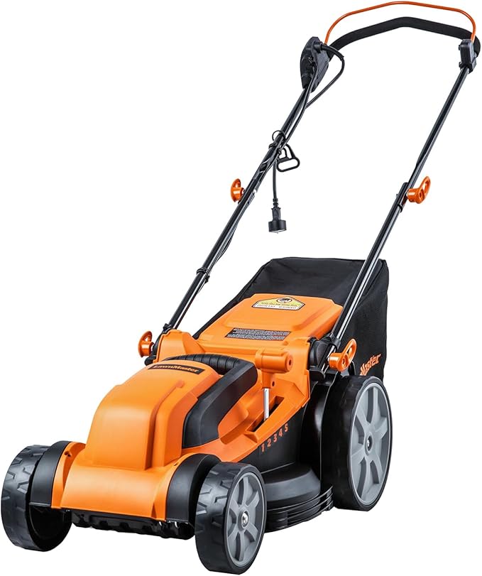 LawnMaster MEB1216K Electric Lawn Mower 16-Inch 12AMP-VerdiqueGarden