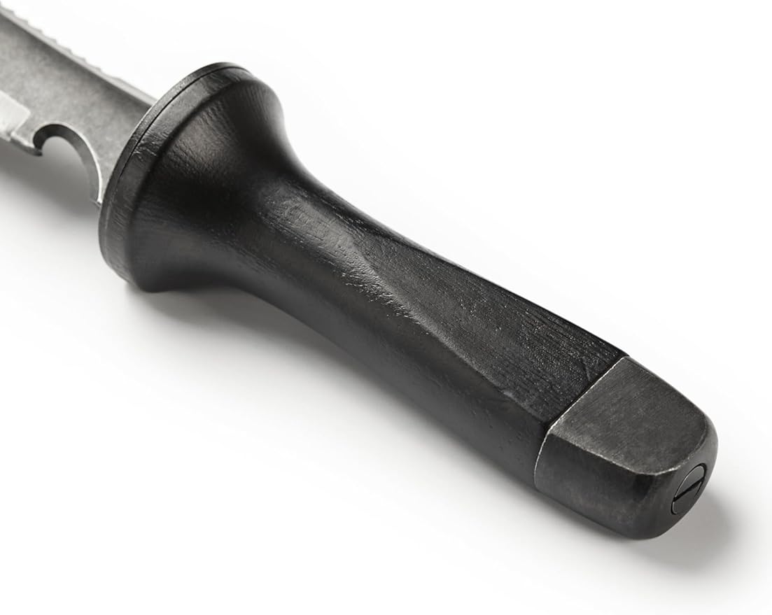 Hori Hori Garden Knife, Traditional Japanese Weeding Tool with ergonomic wooden handle. Hori garden tool with 7'inch blade with case. (Weeder blade)-VerdiqueGarden