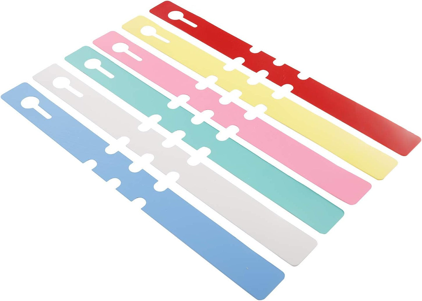 YaeCCC 600 Pcs Plant Labels, PVC Plant Tags for Garden Adjustable Waterproof Plant Tags 6 Colors-VerdiqueGarden