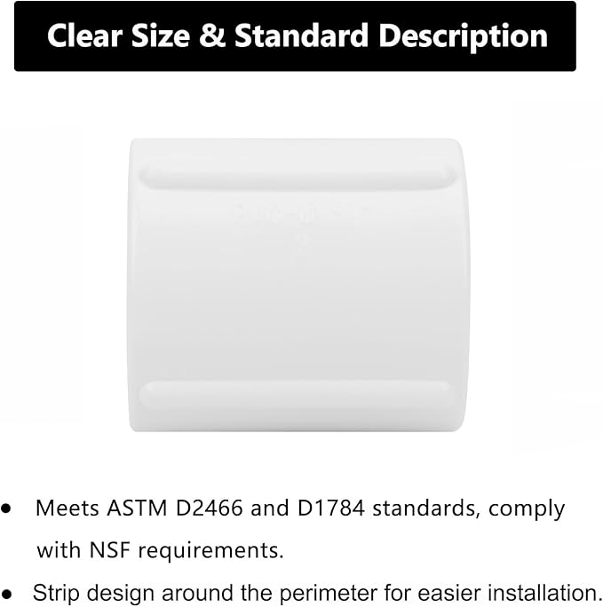 10Pack 3/4" Double Female Thread PVC Pipe Coupling Adapter Pipe Fitting Connector (Female x Female) SCH40 3/4Inch PVC Female Threaded Pipe Coupling for Sprinkler,Irrigation,Swimming Pools-VerdiqueGarden