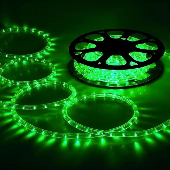 100ft LED Rope Lights Outdoor, 720 LED Connectable and Flexible Tube Lights with 8 Modes, Waterproof LED Rope Lighting for Garden, Patio, Pool, Bedroom, Party, Indoor Outdoor Christmas Decor (Green)-VerdiqueGarden