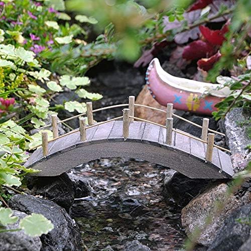 Wooden Bridge for Miniature Garden, Fairy Garden-VerdiqueGarden