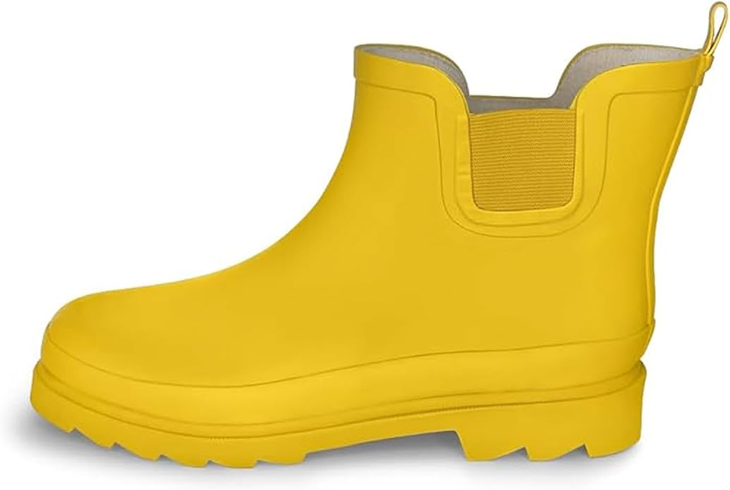 NORTY - Womens Ankle Rain Boots - Ladies Waterproof Winter Spring Garden Boot runs ½ size large-VerdiqueGarden