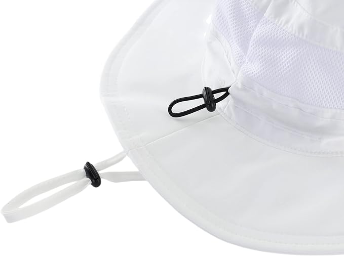Connectyle Women's UPF 50+ Sun Hat UV Protection Wide Brim Bucket Hat Summer Beach Hats Fishing Hiking Outdoor Safari Hats-VerdiqueGarden