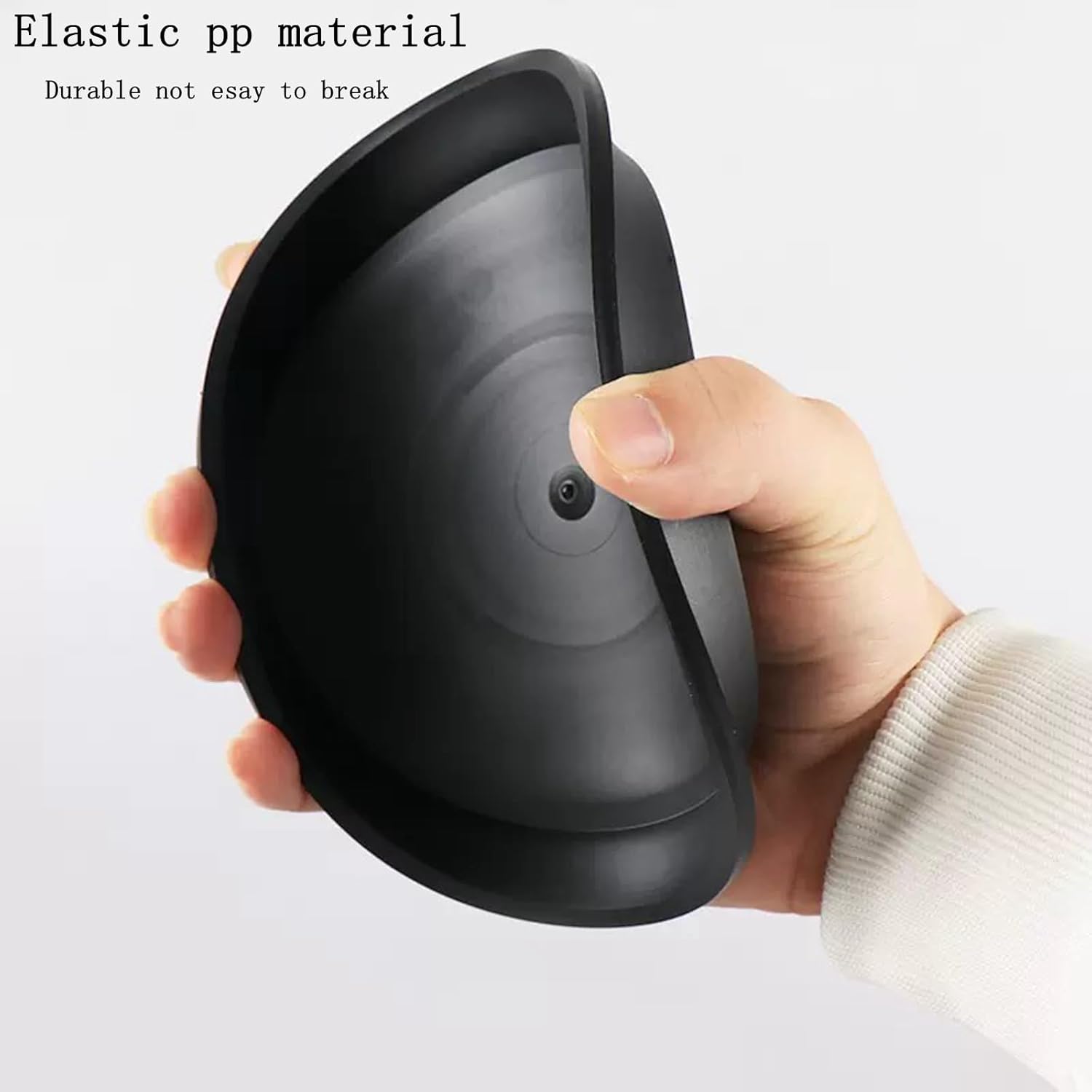 12 Pack Plant Saucer 8 10 12 Inch Plastic Plant Tray, Sturdy and Durable Flower Pot Container Accessories Plant Pot Saucers for Indoor and Outdoor (8 10 12 Inch, Black)-VerdiqueGarden