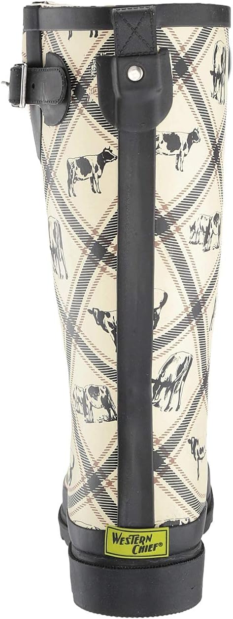 Western Chief Women's Tall Waterproof Rain Boot Outdoor Garden Shoes-VerdiqueGarden