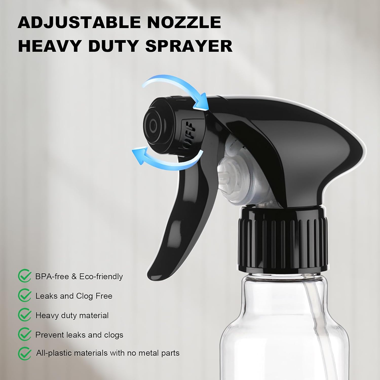 Spray Bottles 4oz/120ml Plastic Small Spray Bottle for Hair Mist/Stream Spraying Heavy Duty Empty Water Spray Bottles for Cleaning Solutions, Plants 2 Pack (Clear)-VerdiqueGarden