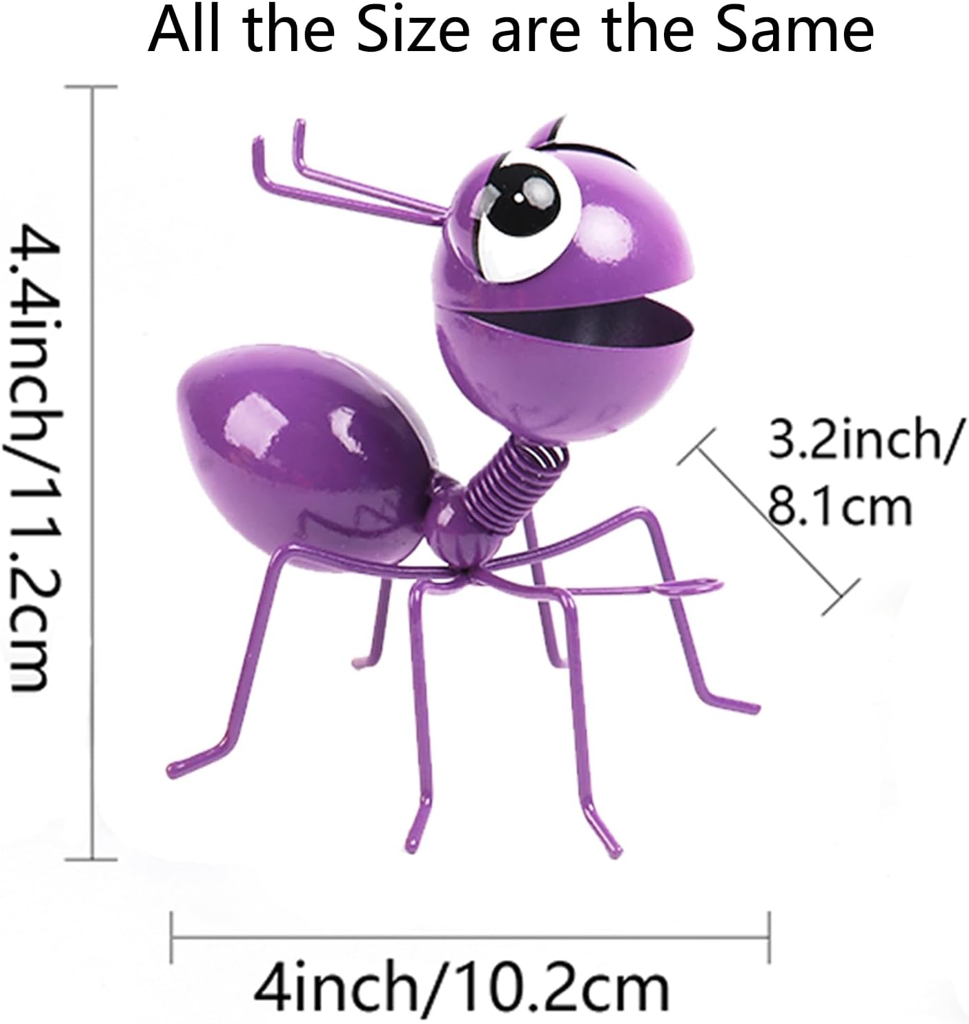 Metal Yard Art Garden Decor for Outside Cute Ants Yard Decorations Outdoor Lawn Ornaments Backyard Gifts for Mom - Set of 4-VerdiqueGarden