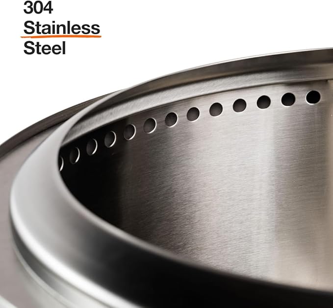 Solo Stove Ranger 2.0 with Stand - 15 Inch Smokeless Portable Fire Pit - Lightweight Outdoor Fireplace with Removable Ash Pan, Stainless Steel, Carry Case Included, Ideal for 2-4 People, 16.5 lbs-VerdiqueGarden