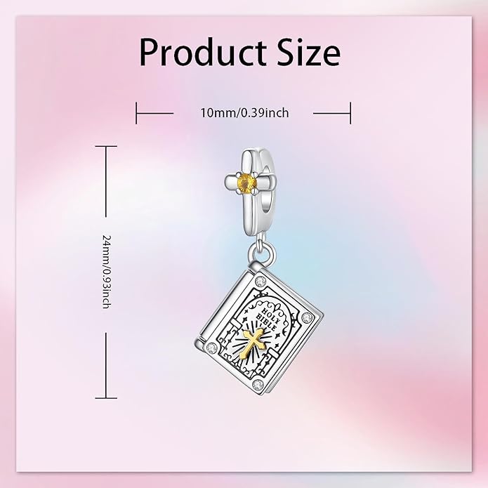 Birthday Fashion Love Heart Dangle Charm 925 Sterling Silver Charms fits Bracelets and Necklace Pendant Bead Charms Jewelry Present for Women Family Friends