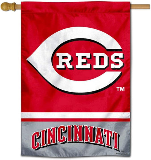 Cincinnati Reds Double Sided House Flag-VerdiqueGarden