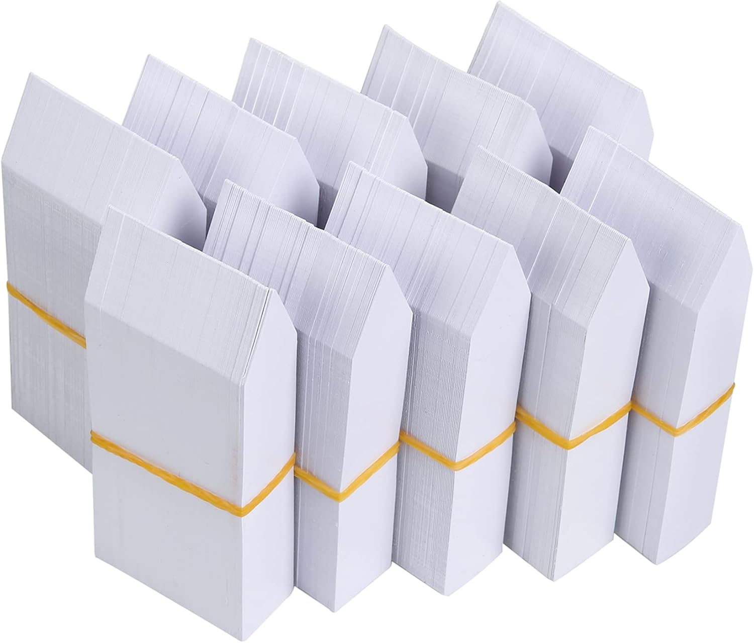 1000 Pcs Plant Tags, 4 Inch Plastic Garden Plant Pot Markers Waterproof Plant Label, White-VerdiqueGarden