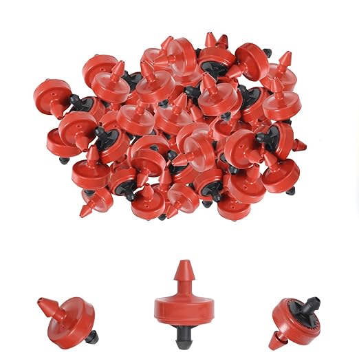 0.5 GPH Pressure Compensating Junior (PCJ) with Barb Outlet Dripper Emitters (250)-VerdiqueGarden