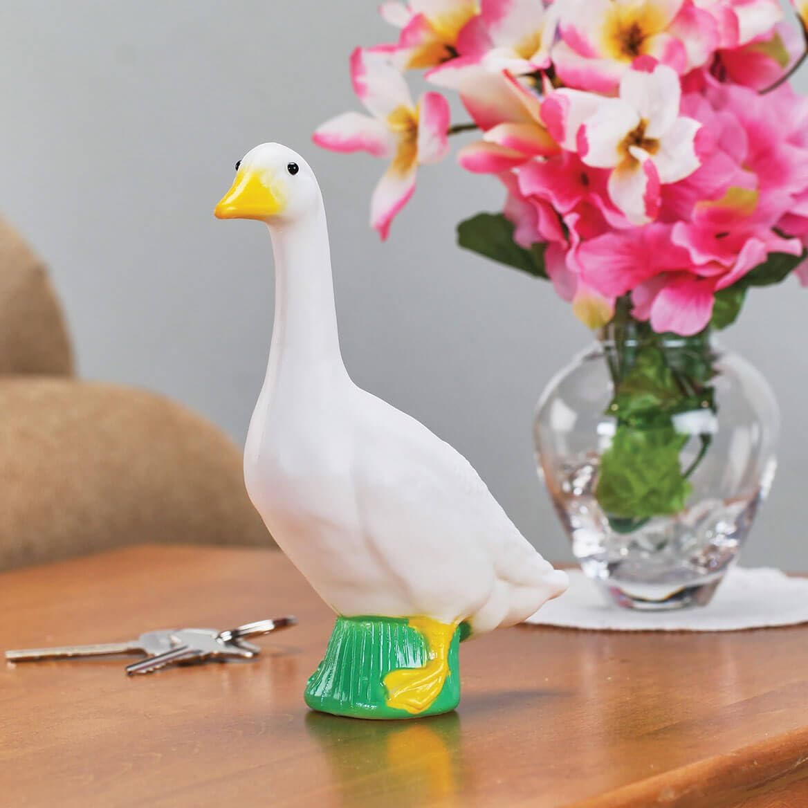 Fox Valley Traders Gaggleville Desktop Goose 7" H Statue-VerdiqueGarden