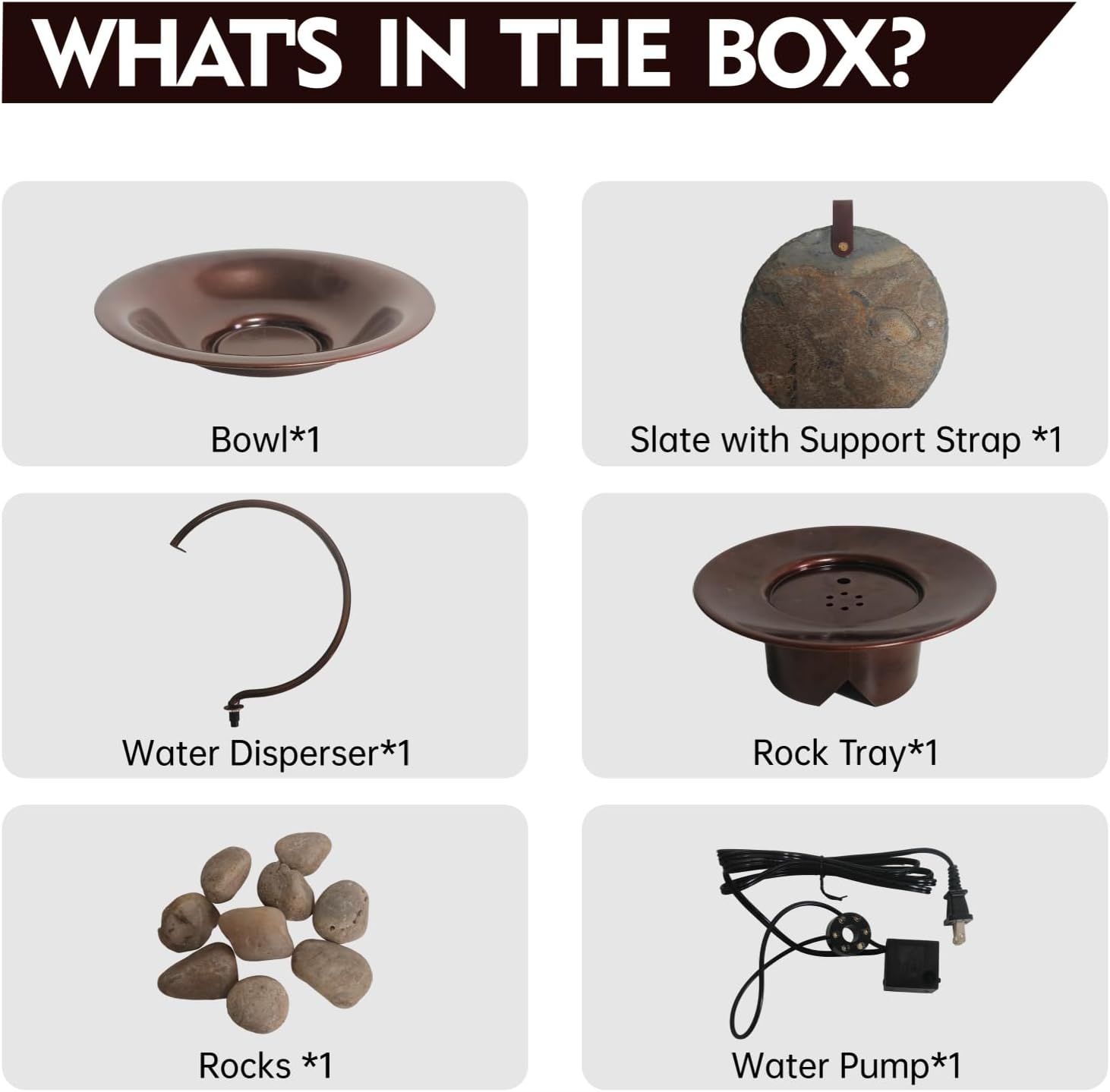 Indoor Tabletop Waterfall Moon Fountain, Home Décor Soothing Rain Sound Meditation Relaxing Fountains, Nature Slate Water Feature with Light for Room Office Desktop Decoration-13 Tall-VerdiqueGarden