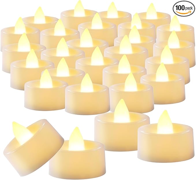 Beichi 100-Pack Flameless LED Tea Light Candles Bulk-VerdiqueGarden