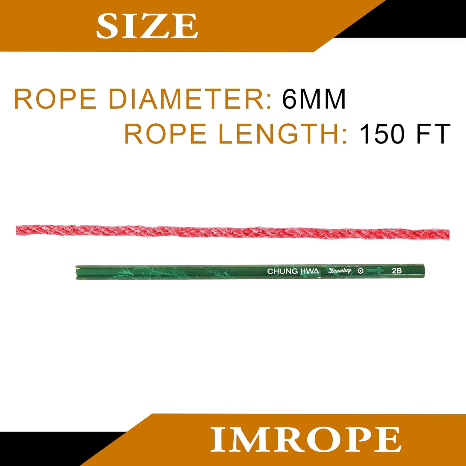 6mm x 150 Feet Red Jute Rope, Twine for Gardening Tomato Climbing Plant Tie Floristry Crafts Gift Wrapping Packing Decor-VerdiqueGarden