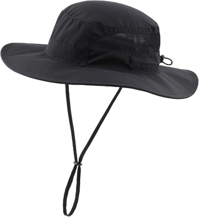 Connectyle Women's UPF 50+ Sun Hat UV Protection Wide Brim Bucket Hat Summer Beach Hats Fishing Hiking Outdoor Safari Hats-VerdiqueGarden