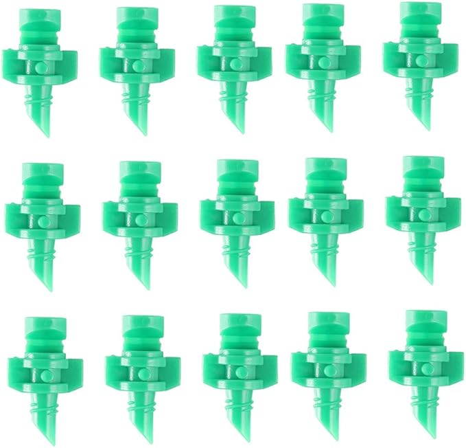 100 Pcs 180 Degree Refraction Atomized Dripper Micro Garden Sprinkler Sprayer Hydroponic Garden Irrigation-VerdiqueGarden