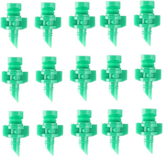 100 Pcs 180 Degree Refraction Atomized Dripper Micro Garden Sprinkler Sprayer Hydroponic Garden Irrigation-VerdiqueGarden