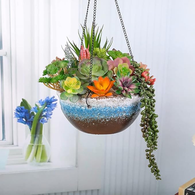 18 Pack Artificial Succulents Realistic Textured Fake Succulents Unpotted Artificial Cactus Plant Suitable for Garden Home Office Greening and Decoration-VerdiqueGarden