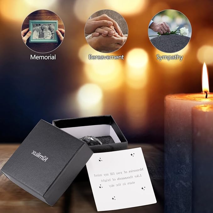 Modern Grief Gift Memorial Gift for Loss of Loved One, Loss of Father, Loss of Mother Remembrance Gifts 40 mm Crystal Ball Rainbow Maker Best for Daily Remembrance-VerdiqueGarden