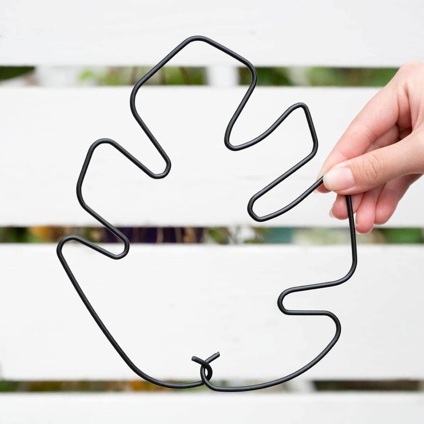 5PCS Monstera Plant Stem Support -7.3*6.25IN Adjustable Metal Stake for Climbing Plants, Durable Garden Support with Gentle Grips, Ideal for Indoor & Outdoor Use, Ideal Gift for Plant Lovers-VerdiqueGarden