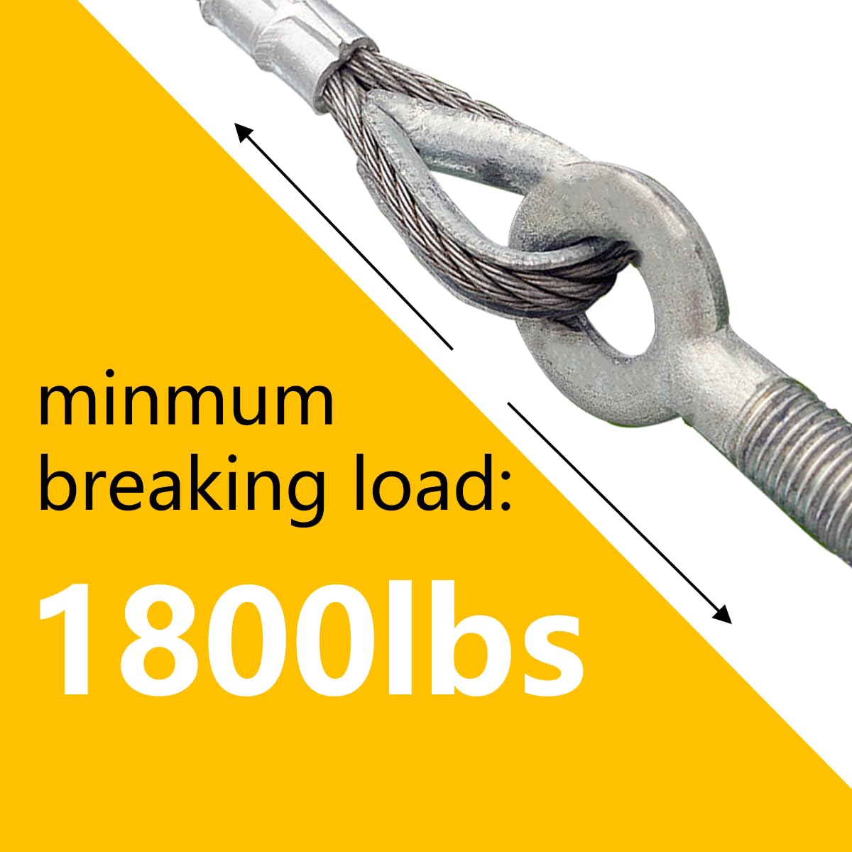 100FT 1/8" T316 Stainless Steel Cable with Cutter, 7x7 Strands Aircraft Wire Rope for Deck Railing, Stair Handrail, Porch Fence, High Strength for Indoor and Outdoor Use-VerdiqueGarden