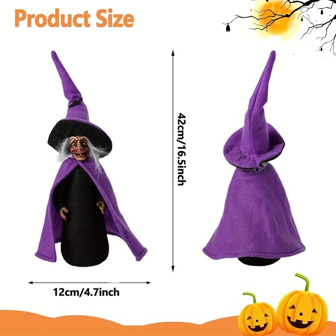 Halloween Decoration Solar Garden Statue Skeleton Spooky Hands Mummy Pumpkin Outdoor Figurines Lighted Lawn Yard Patio Porch Ornament Gift-VerdiqueGarden