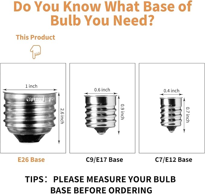 Moonflor 48 Pack S14 Light Bulbs, 11 Watt Warm Commercial Grade Replacement Incandescent Glass Bulbs with E26 Medium Base for Outdoor Patio Garden Vintage String Lights-VerdiqueGarden