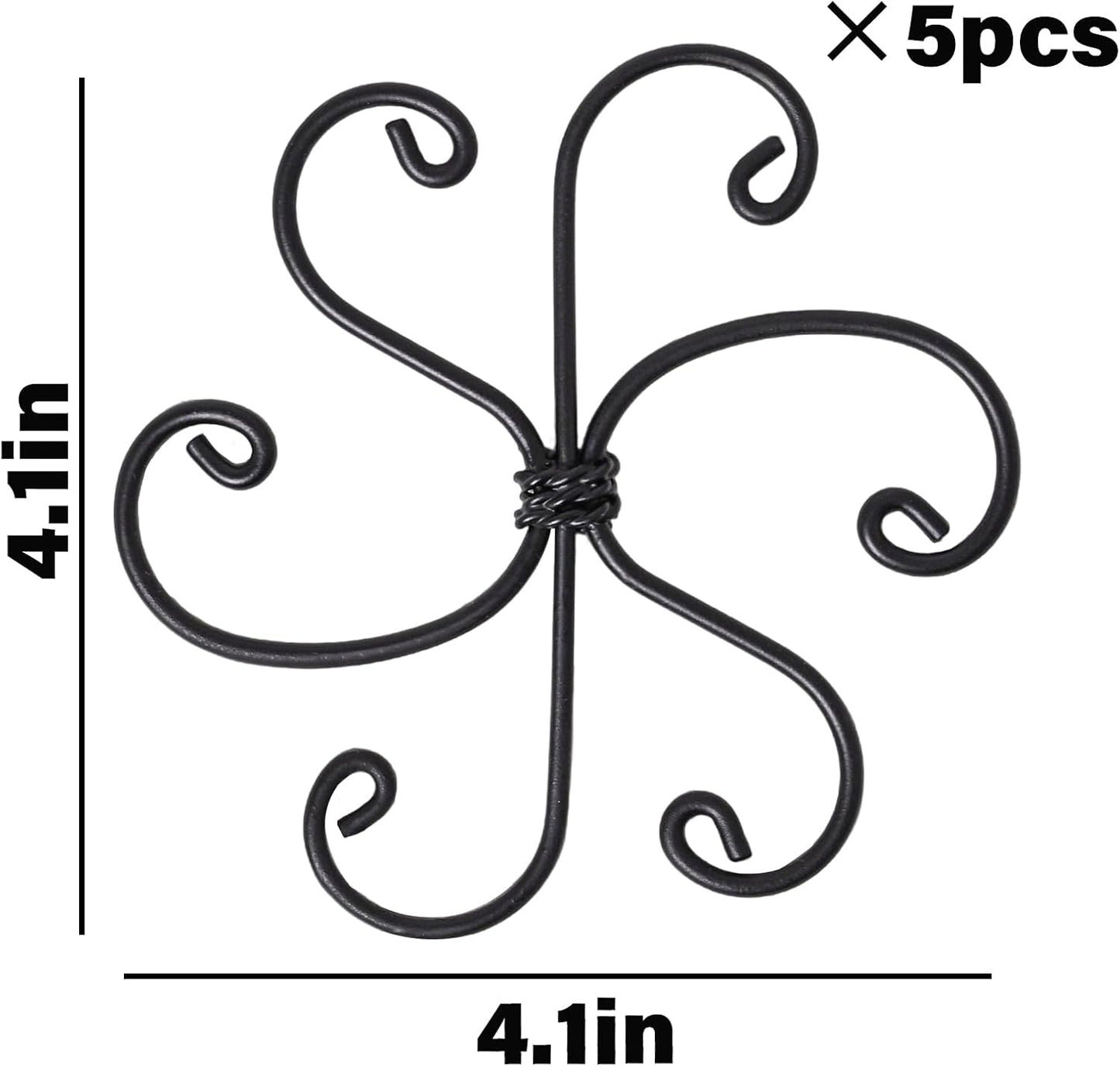 Monstera Plant Support Hook - 4.1x4.1IN 5PCS, Durable Adjustable Stem Support System, Gentle Protection for Monstera and Fishbone Cactus, Professional Indoor Plant Stabilizer-VerdiqueGarden