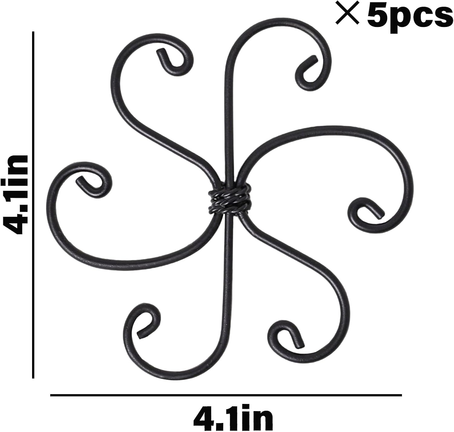 Monstera Plant Support Hook - 4.1x4.1IN 5PCS, Durable Adjustable Stem Support System, Gentle Protection for Monstera and Fishbone Cactus, Professional Indoor Plant Stabilizer-VerdiqueGarden