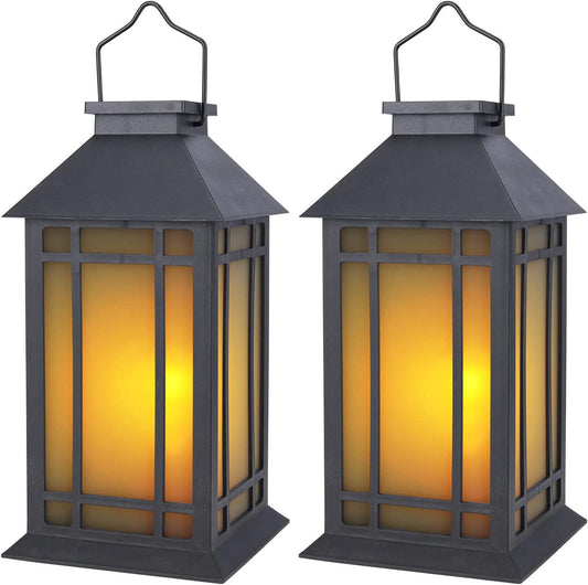 Afirst Solar Lantern Outdoor, Hanging Lights Decorative Outdoor Lighting Waterproof Umbrella Lights for Patio Garden, Table,Party Decor, 2 Pack-VerdiqueGarden