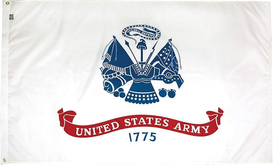 FlagSource U.S. Army Nylon Military Flag, Made in The USA, 4x6'-VerdiqueGarden