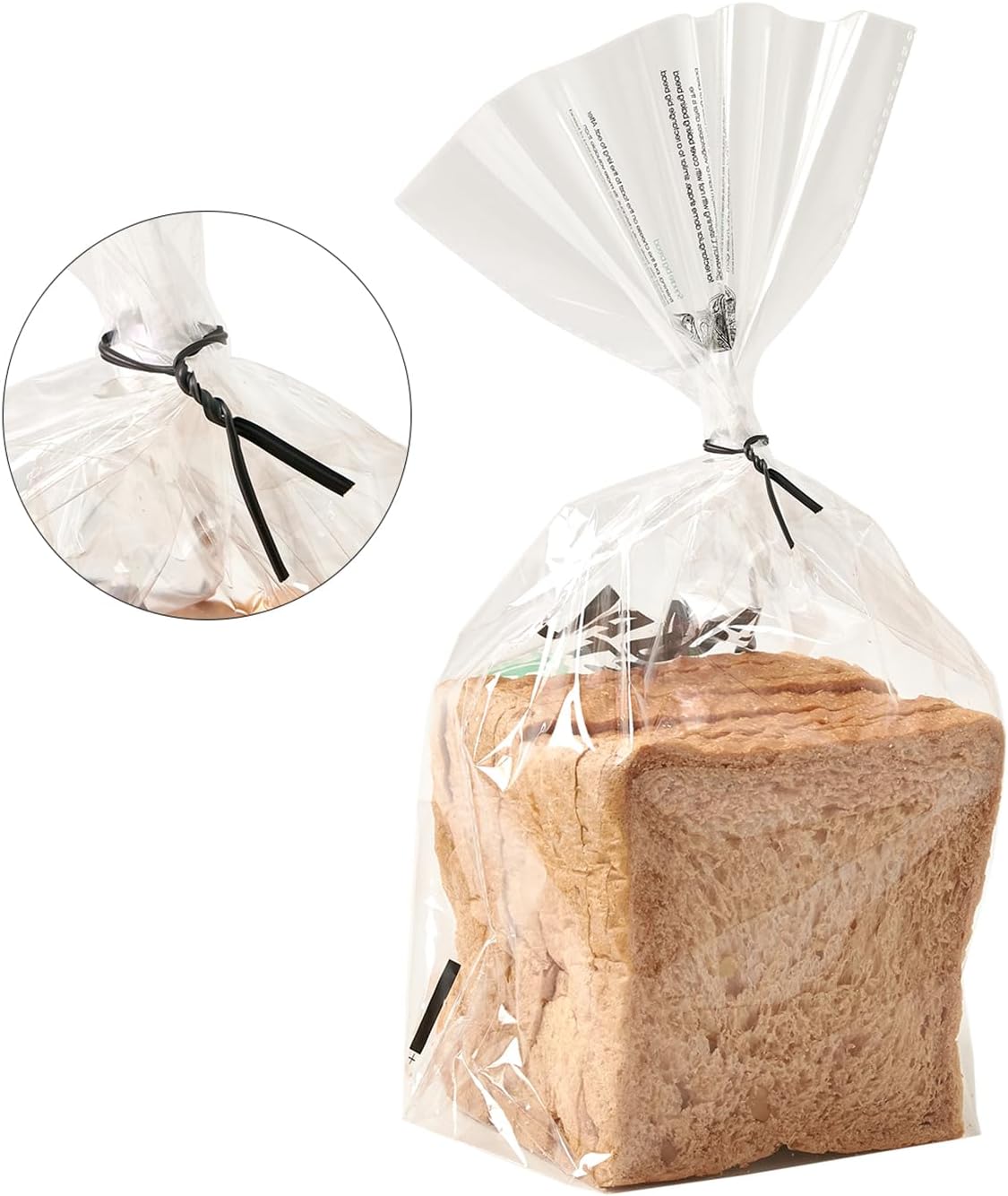 300 Pcs 6 inch Black Plastic Twist Ties, Cable Ties, for Bags, Gardening Tools-VerdiqueGarden