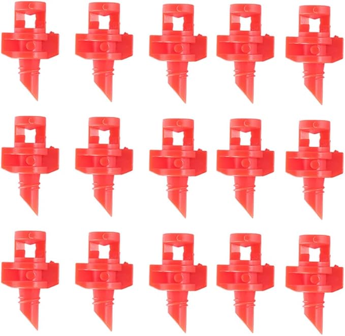 100 Pcs 360 Degree Refraction Atomized Dripper Micro Garden Sprinkler Sprayer Hydroponic Garden Irrigation-VerdiqueGarden