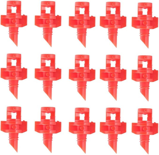 100 Pcs 360 Degree Refraction Atomized Dripper Micro Garden Sprinkler Sprayer Hydroponic Garden Irrigation-VerdiqueGarden