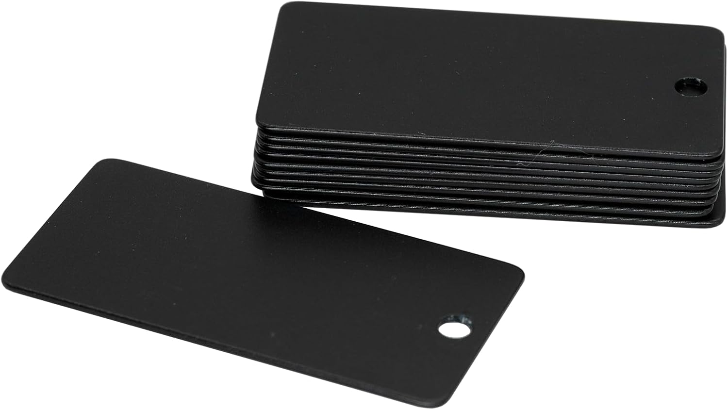 StayMax Anodized Aluminum Engraving Blanks 1x2 Inch 50 Pack (Black)-VerdiqueGarden