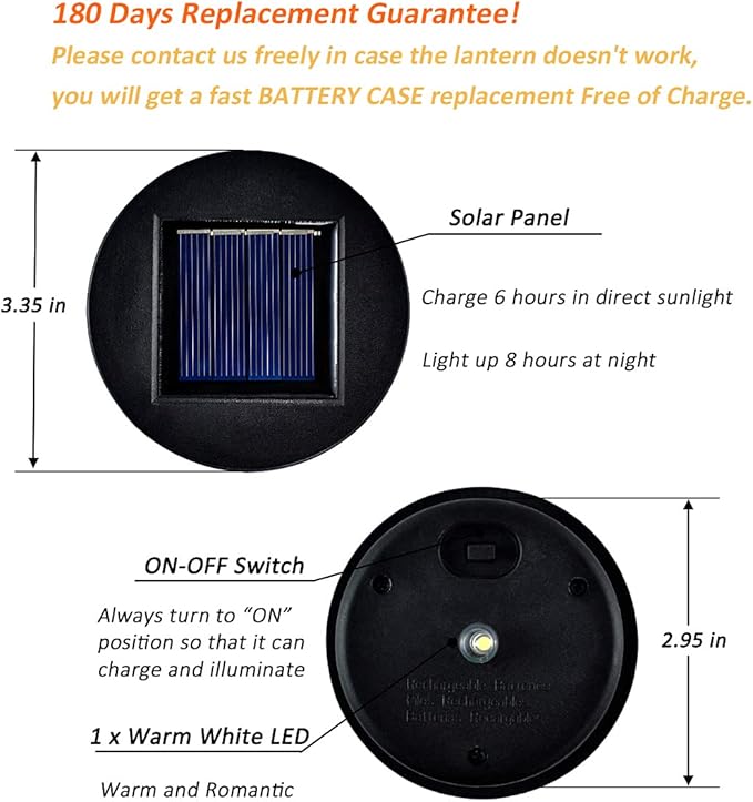 Bohemian Garden Solar Lanterns, Set of 2 Moroccan Outdoor Waterproof Landscape Solar Lights for Backyard Pathway Patio Tree Table Decor (Turquoise)-VerdiqueGarden