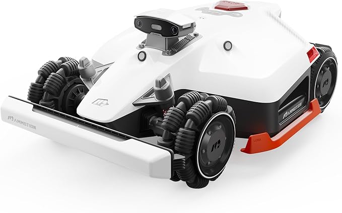 LUBA 2 AWD 3000X Robot Lawn Mower with 4G, Reception 0.75 Acre, Max. 0.89 Acre, All-Wheel-Drive for 80% Slope, UltraSense AI Vision & RTK Automatic Edge Mapping, 1.0"-2.7" Cutting Height-VerdiqueGarden