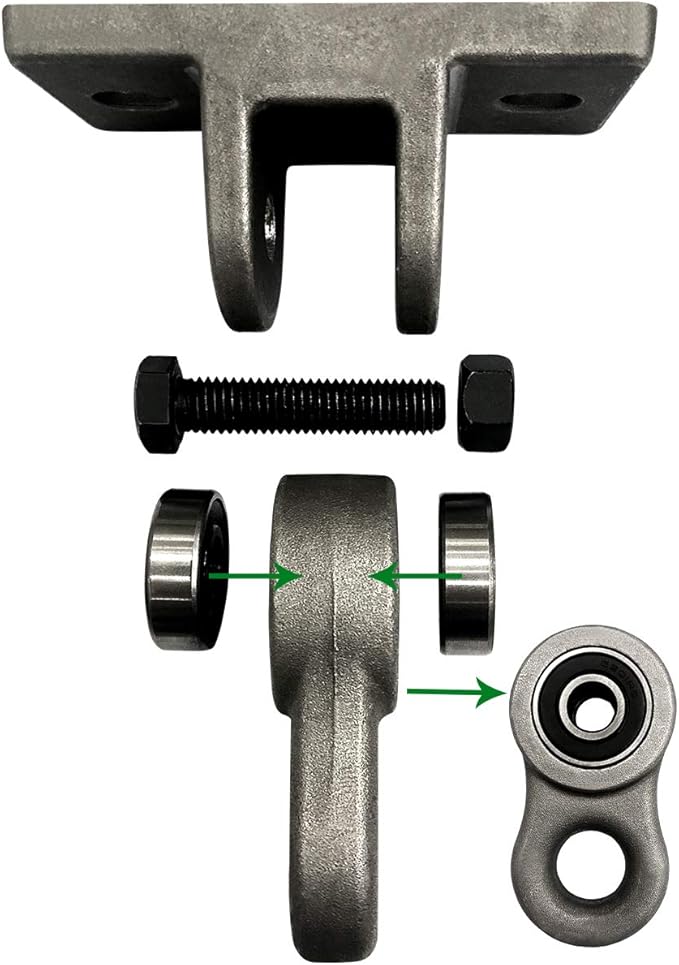 Heavy Duty Metal Color Swing Hangers Screws Bolts Included Over 5000 lb Capacity Playground Porch Yoga Seat Trapeze Wooden Sets Indoor Outdoor 2 Pack-VerdiqueGarden